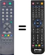 Replacement remote control RC2040