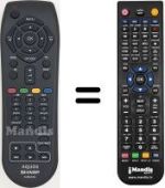 Replacement remote control Sharp LC32LE630E