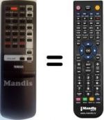 Replacement remote control Yamaha AX380