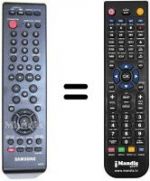 Replacement remote control Samsung DVD-R145
