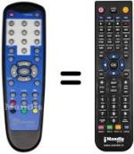 Replacement remote control Metronic ZAP BOX TWIN3