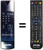 Replacement remote control Technisat ST3004S
