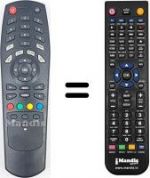Replacement remote control Sagem DS77