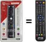 Replacement remote control Telesystem TS7500-HD