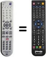 Replacement remote control Daewoo DHR7105