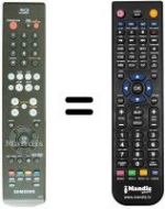 Replacement remote control Samsung BDP1400