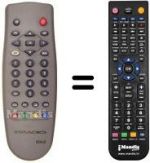 Replacement remote control Irradio DSR1000FTA