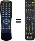 Replacement remote control LEPREPVR-1
