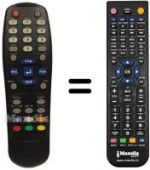 Replacement remote control Hyundai HSS1010CI