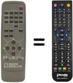Replacement remote control COBRA DSR2800