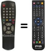 Replacement remote control Samsung DSR9500