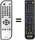 Replacement remote control Sansui DVB01