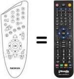 Replacement remote control Nokia MEDIAMASTER 9450S