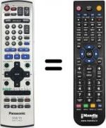 Replacement remote control Panasonic DMRE-65
