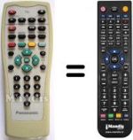 Replacement remote control Panasonic EURT39A050