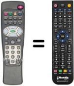 Replacement remote control FUJI ONKYO REMCON1282
