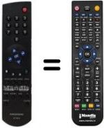 Replacement remote control Grundig GDV200