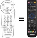 Replacement remote control Pioneer DBR-S100NL