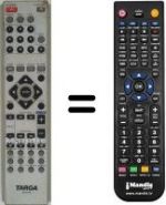 Replacement remote control Targa HC-5100X