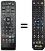 Replacement remote control Telesystem TS6281