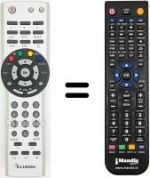 Replacement remote control Illusion Illu001