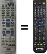 Replacement remote control JVC DR-M1SL
