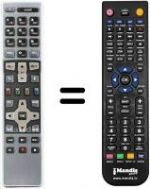Replacement remote control RCU672