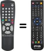 Replacement remote control Samsung DSR9500CI