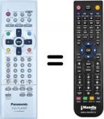 Replacement remote control Panasonic AV-XV10EGS