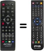 Replacement remote control OPTEX ORT8944-2T