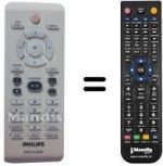 Replacement remote control Philips DVP5960