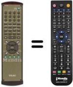 Replacement remote control RC-887