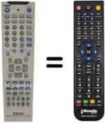 Replacement remote control RC-921