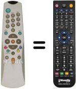 Replacement remote control Techwood TK725