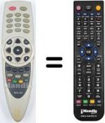 Replacement remote control RCD420