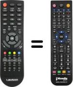 Replacement remote control Fonestar RDT850 HD