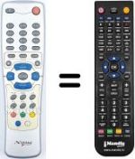 Replacement remote control REMCON1392