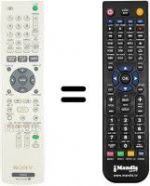 Replacement remote control Sony RDR-GX120