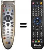 Replacement remote control Homecast S3100CR