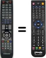 Replacement remote control Samsung DVD-SH897