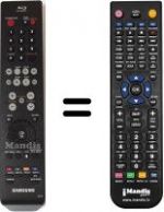 Replacement remote control Samsung BDP2500