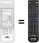 Replacement remote control Zanussi REMCON027