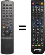 Replacement remote control RC2546