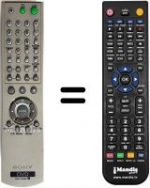 Replacement remote control Sony DVP-NS355