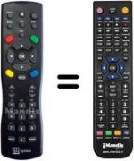 Replacement remote control TS7001