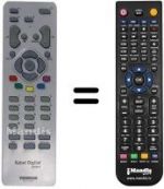 Replacement remote control RCT111SP1G
