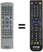 Replacement remote control Thomson DTH255E