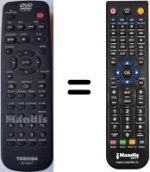 Replacement remote control Toshiba SD-220