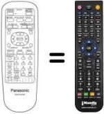 Replacement remote control Panasonic DVD-A150