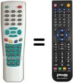 Replacement remote control DIUNAMAI WD-T359SD